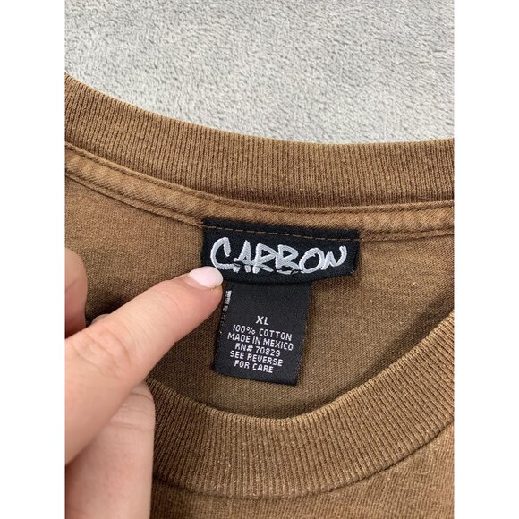 Carbron Mens XL Brown Wingman Shirt Taking one for the team Courage Loyalty - Picture 3 of 12